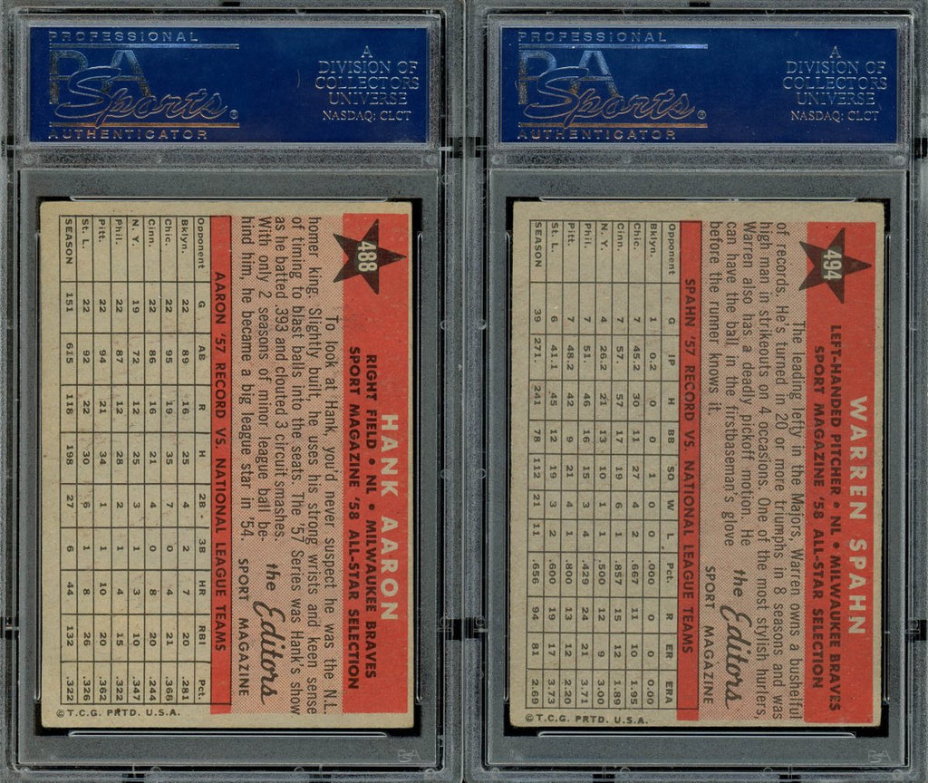1958 TOPPS BASEBALL COMPLETE SET BREAK - 5 CARDS PER BOX!