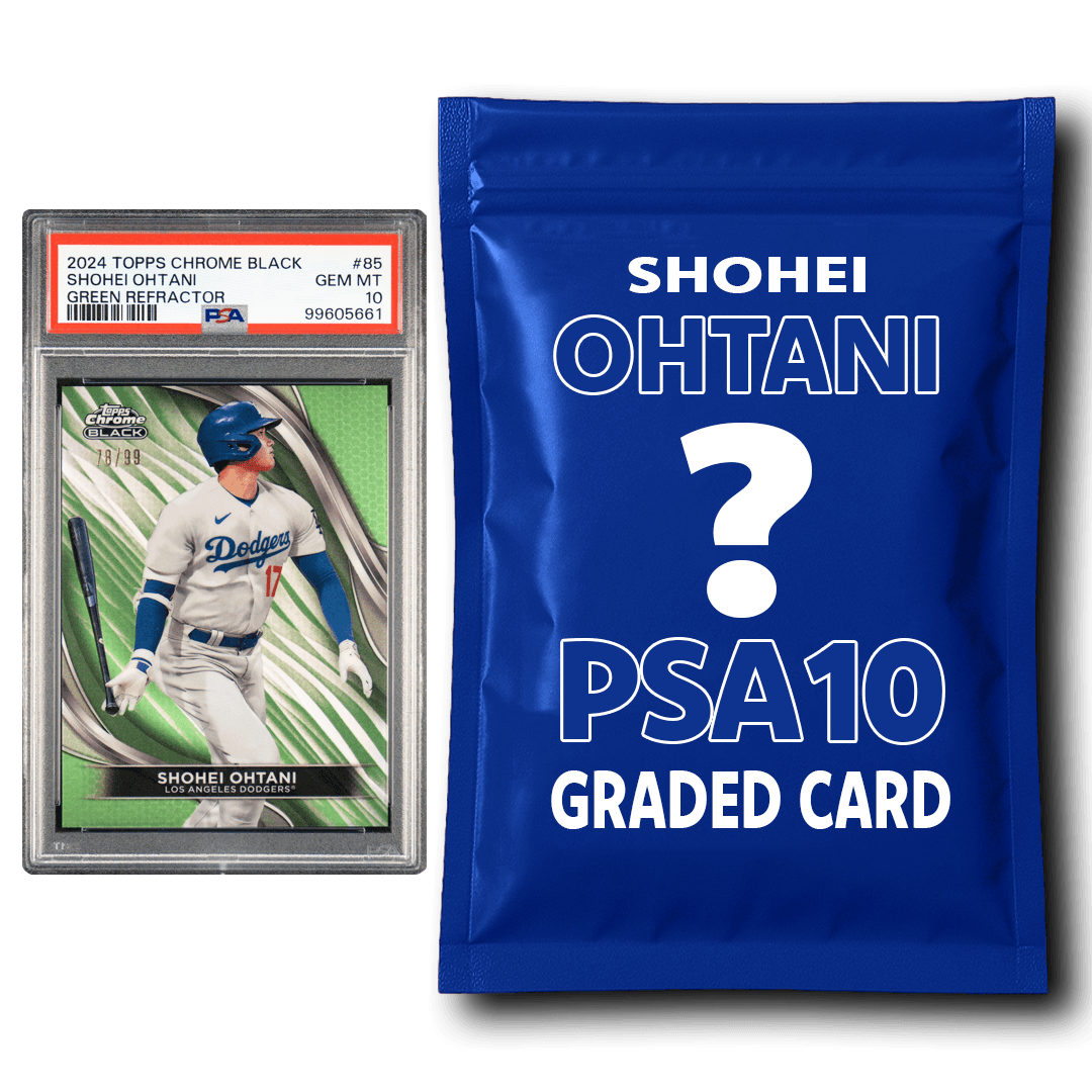 Shohei Ohtani PSA 10 Graded Los Angeles Dodgers Baseball Card Mystery Box