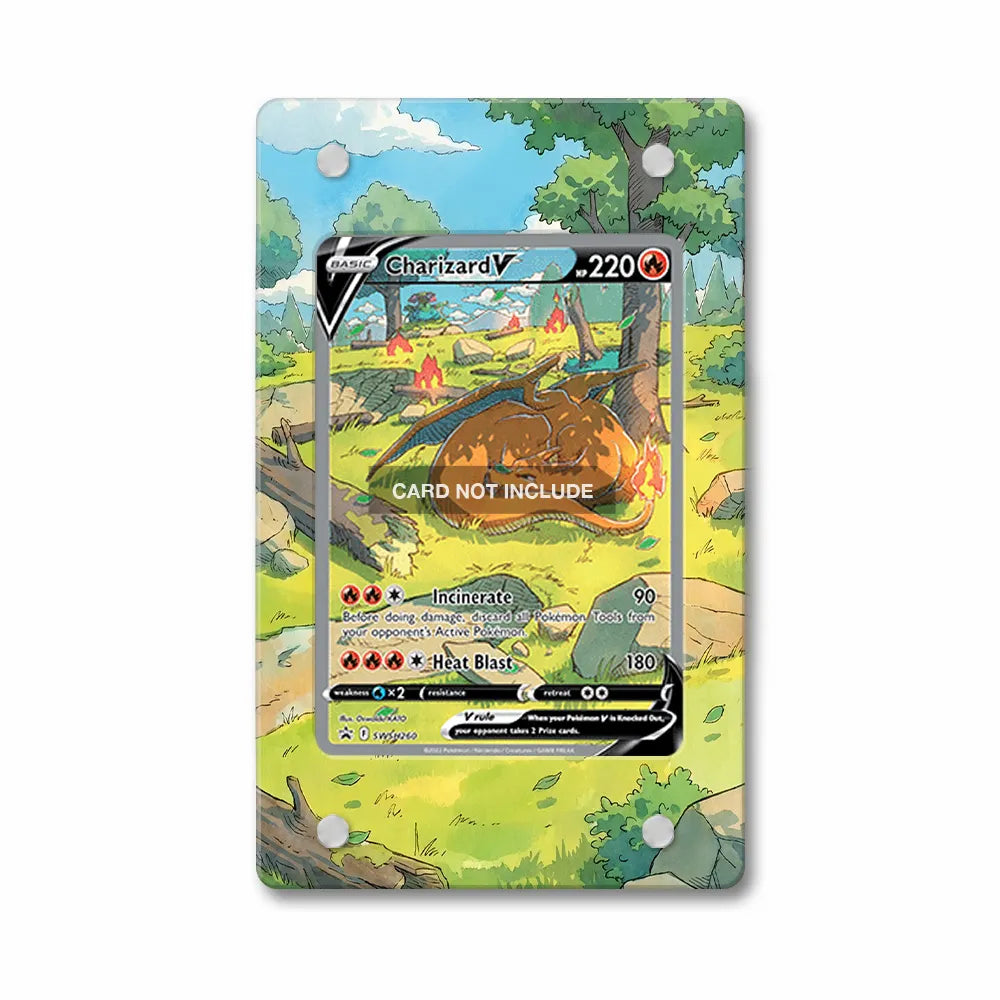 Charizard V SWSH 260 Promo Extended Art Display Cases