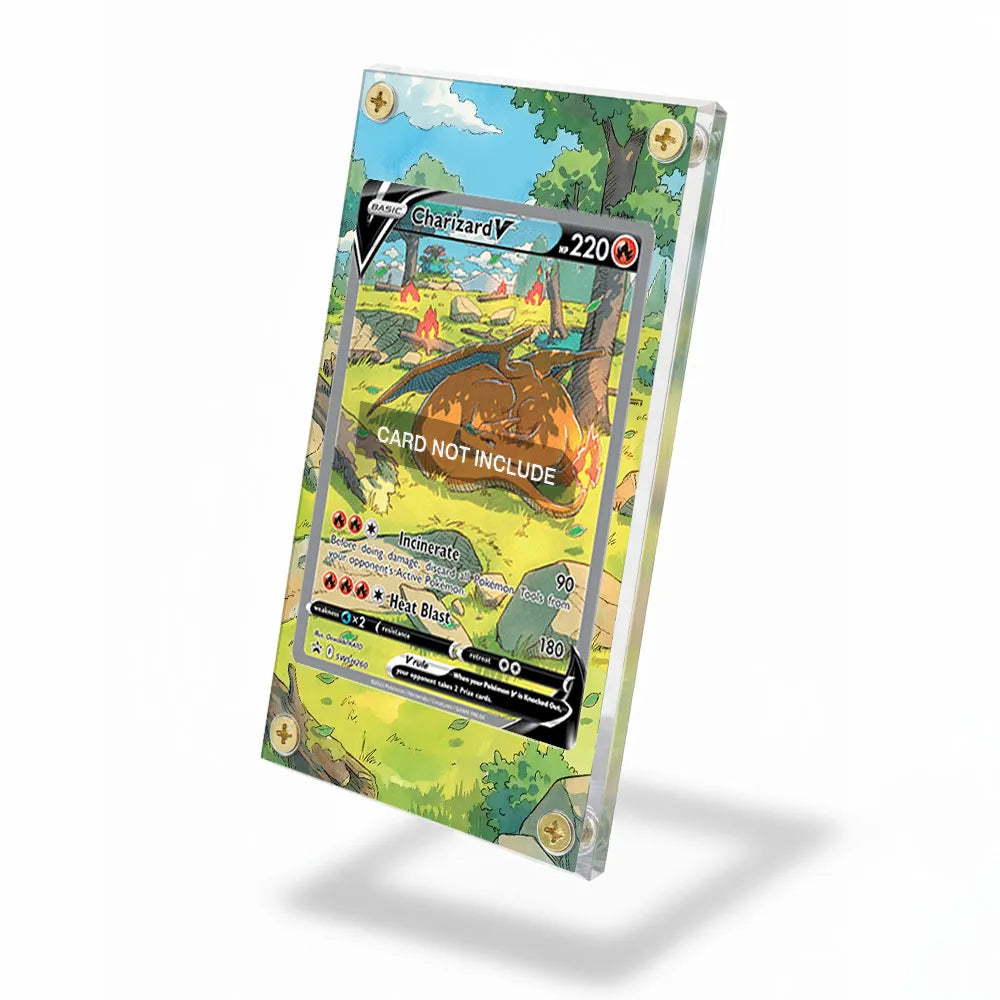 Charizard V SWSH 260 Promo Extended Art Display Cases