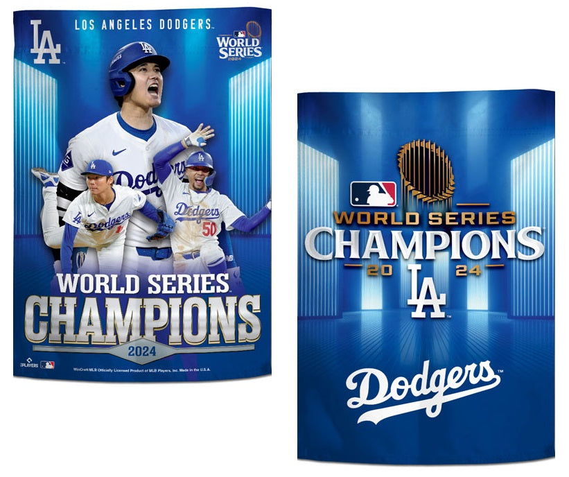 Los Angeles Dodgers 2024 World Series Champions Garden Flag