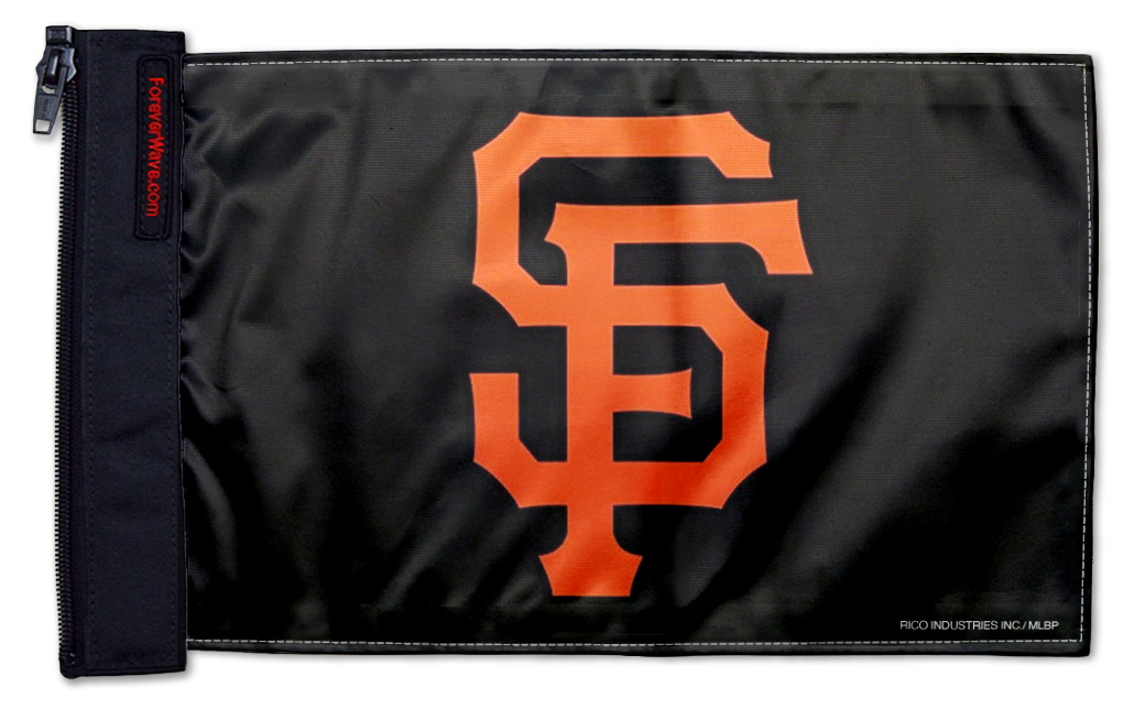 San Francisco Giants 11"x17" Forever Wave Flag for Jeep Wrangler TJ 1996-2006