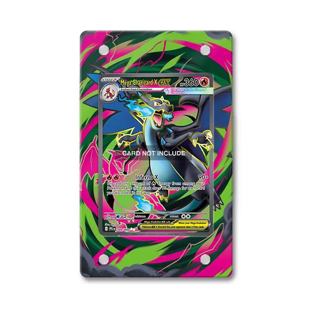 Mega Charizard X ex 109-094 SR Phantasma Flames Extended Art Display Cases