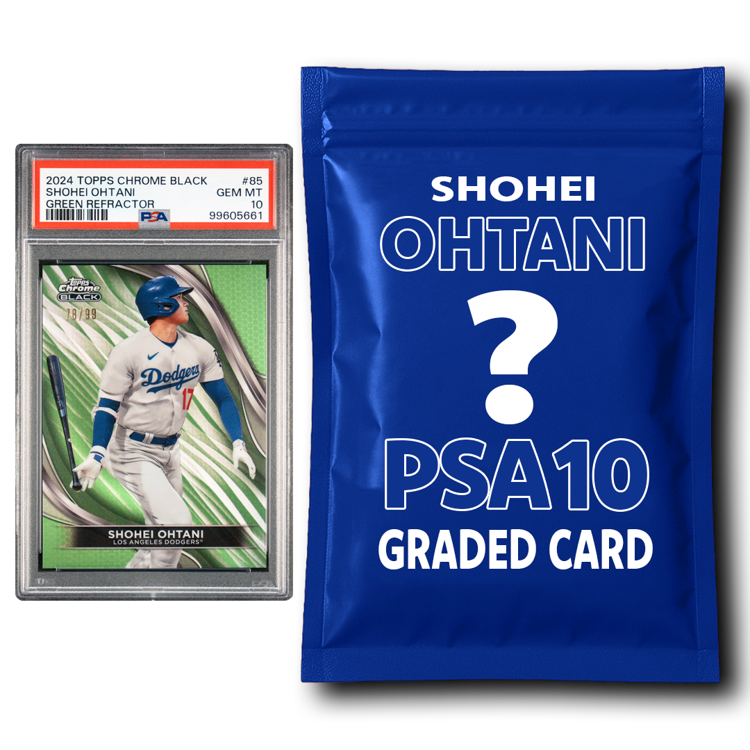 Shohei Ohtani PSA 10 Graded Los Angeles Dodgers Baseball Card Mystery Box