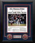 Boston Red Sox 2018 World Series Champions Framed Boston Globe Photo