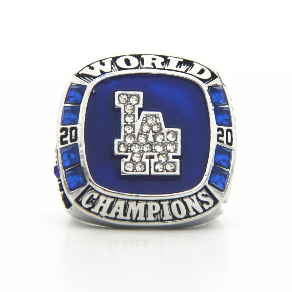 Los Angeles Dodgers World Series Championship Rings Set with Trophy – 8 Piece Collector’s Gifts
